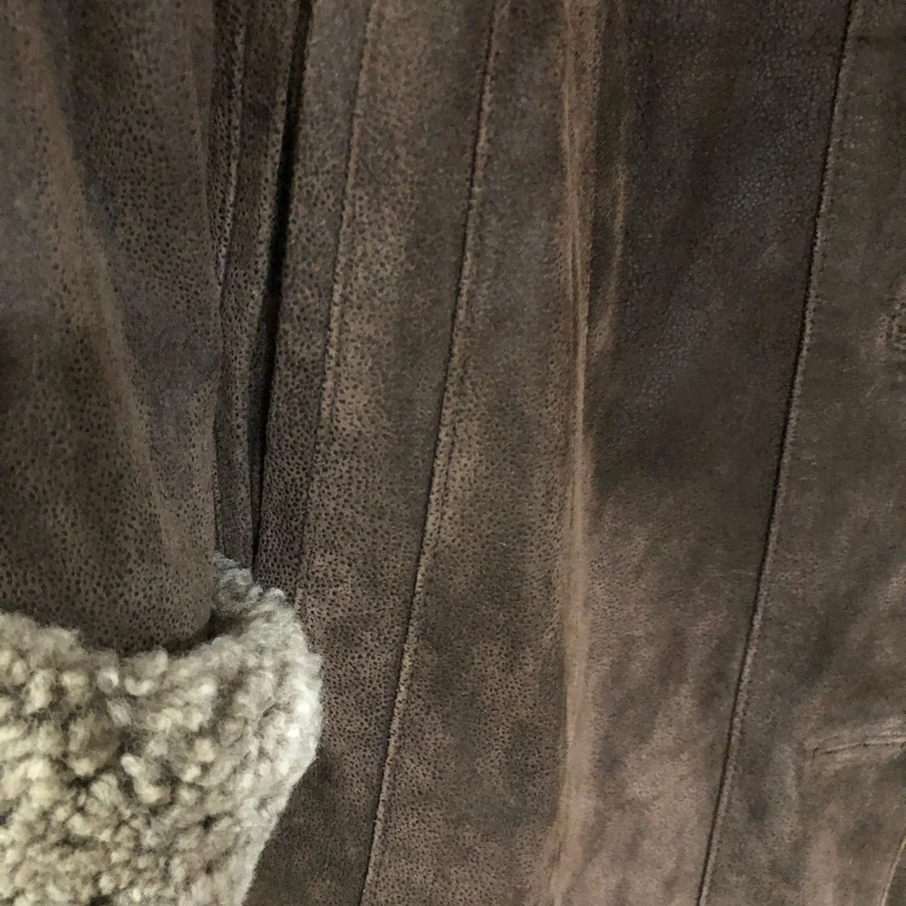Anne Lorianne leather brown jacket - Picture 5 of 11